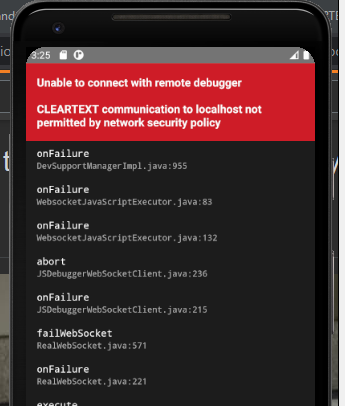 Cleartext Communication Not Permitted By Network Security Policy