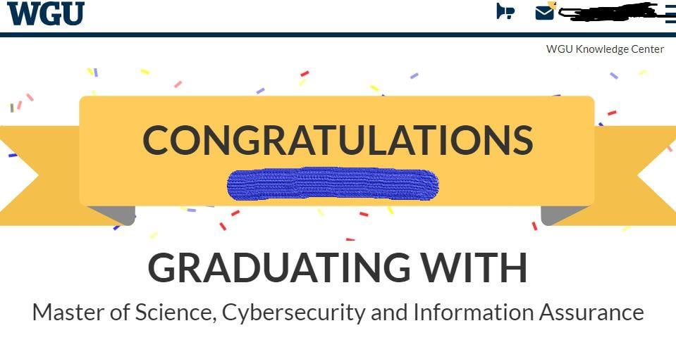 Master Of Science Cybersecurity And Information Assurance