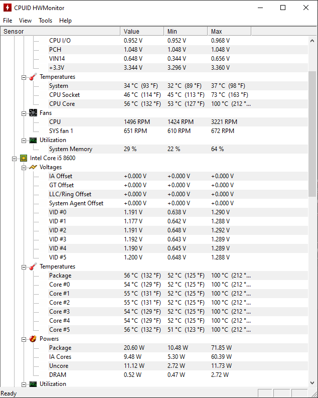CPU Core Temperature Vs Socket Temperature