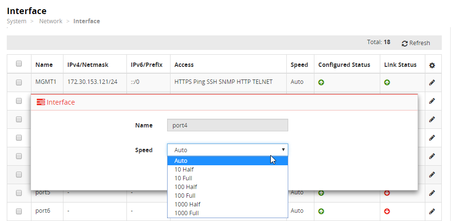 How To Change Duplex Setting In Fortigate Firewall