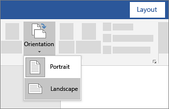 Microsoft Word How To Change To Landscape