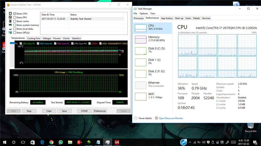 CPU Not Running At Full Speed