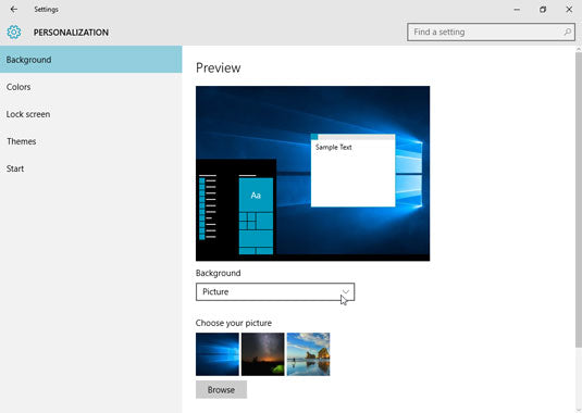 How To Change Background On Windows 10