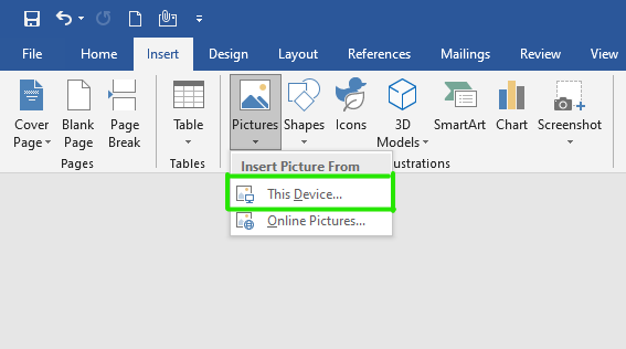 How To Put Pictures On Microsoft Word