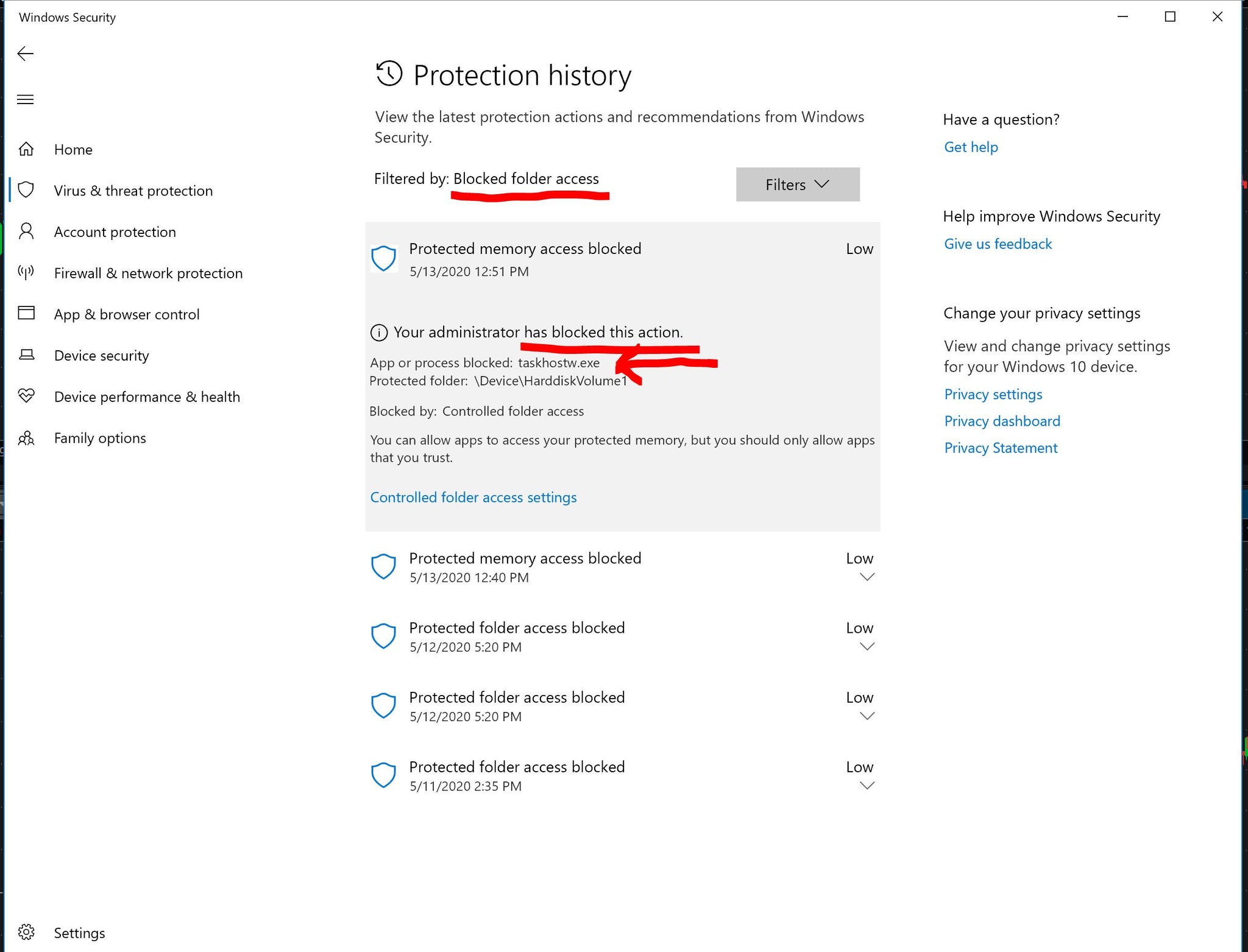 Windows Defender Antivirus Blocked This App To Protect Your Device