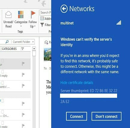 Cannot Connect To Network Windows 8