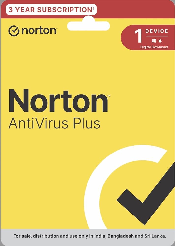 Norton Antivirus 1 PC 3 Year