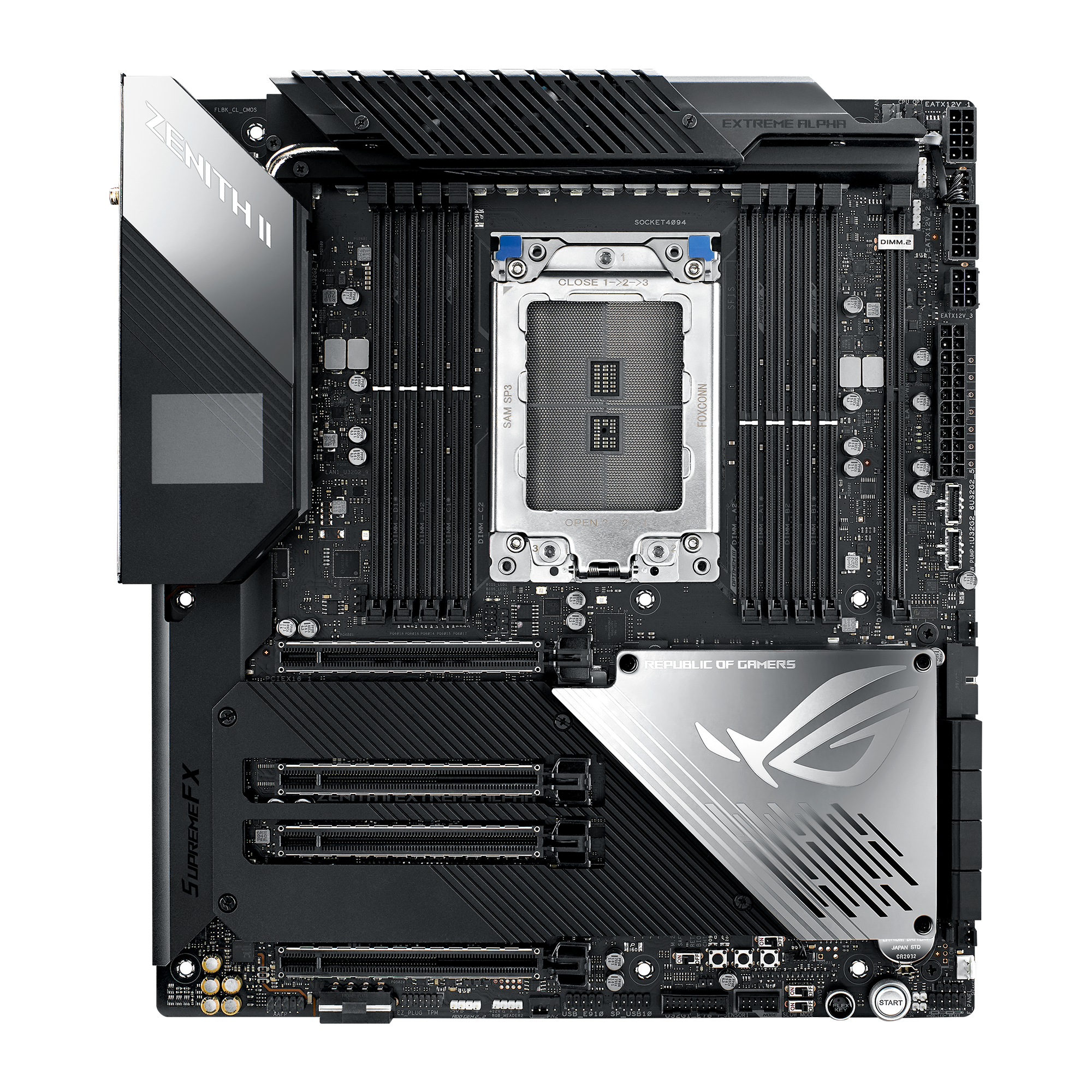 Asus Rog Zenith II Extreme Alpha CPU Support
