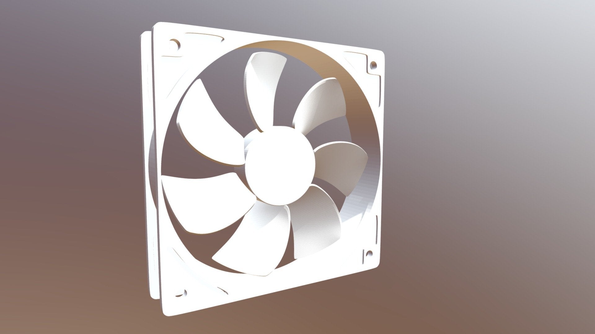 CPU Fan 3D Model Free Download