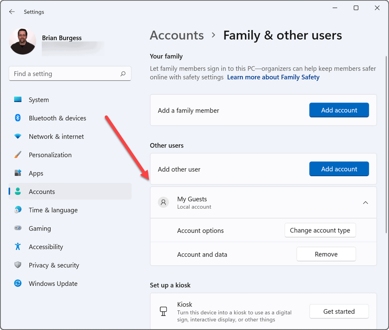 How To Add Guest Account Windows 11