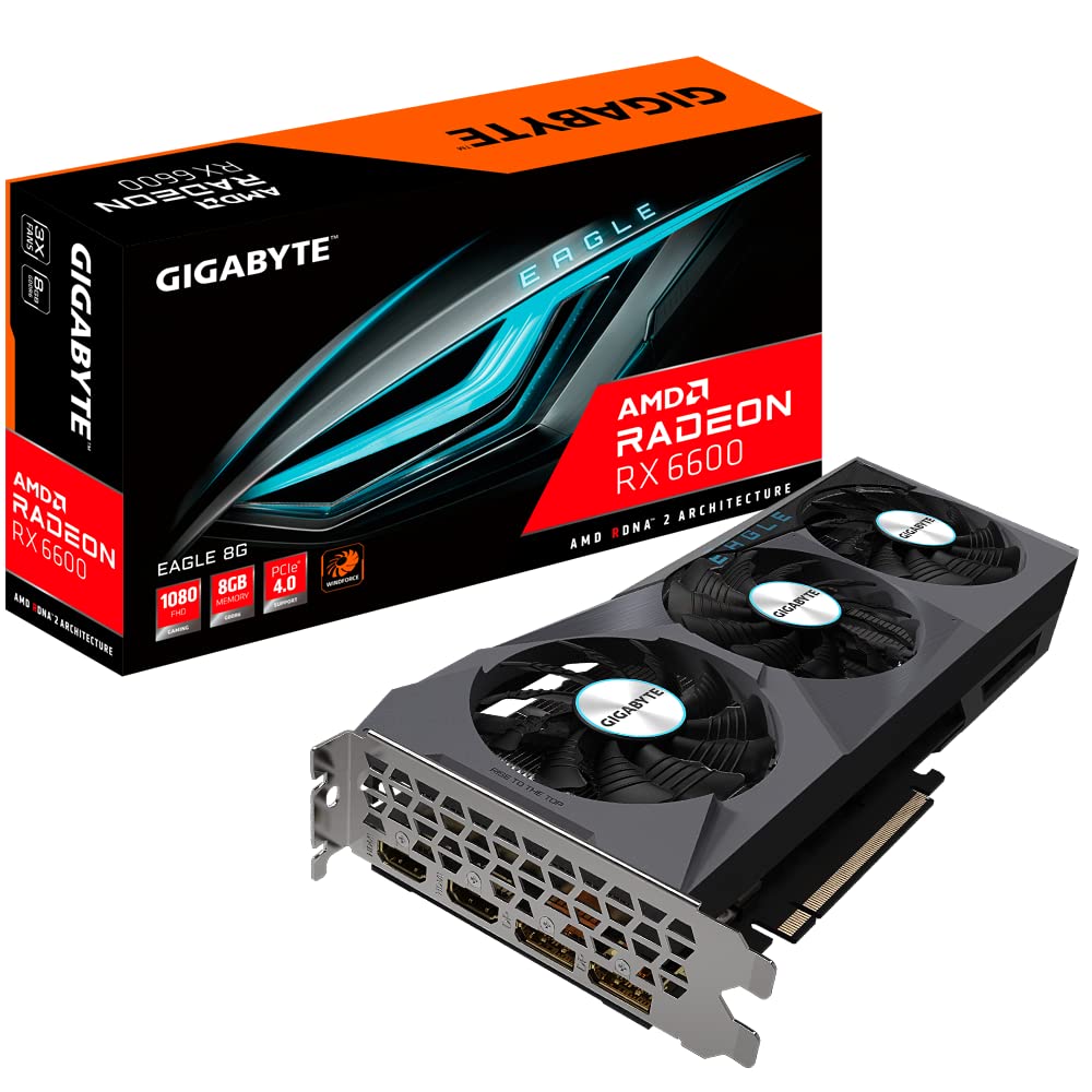 Gigabyte Radeon Rx 6600 Eagle 8G Graphics Card