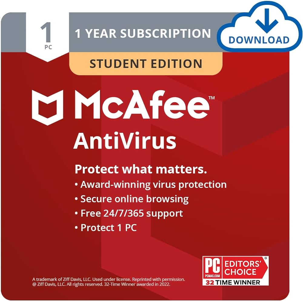 Free McAfee Antivirus For Students