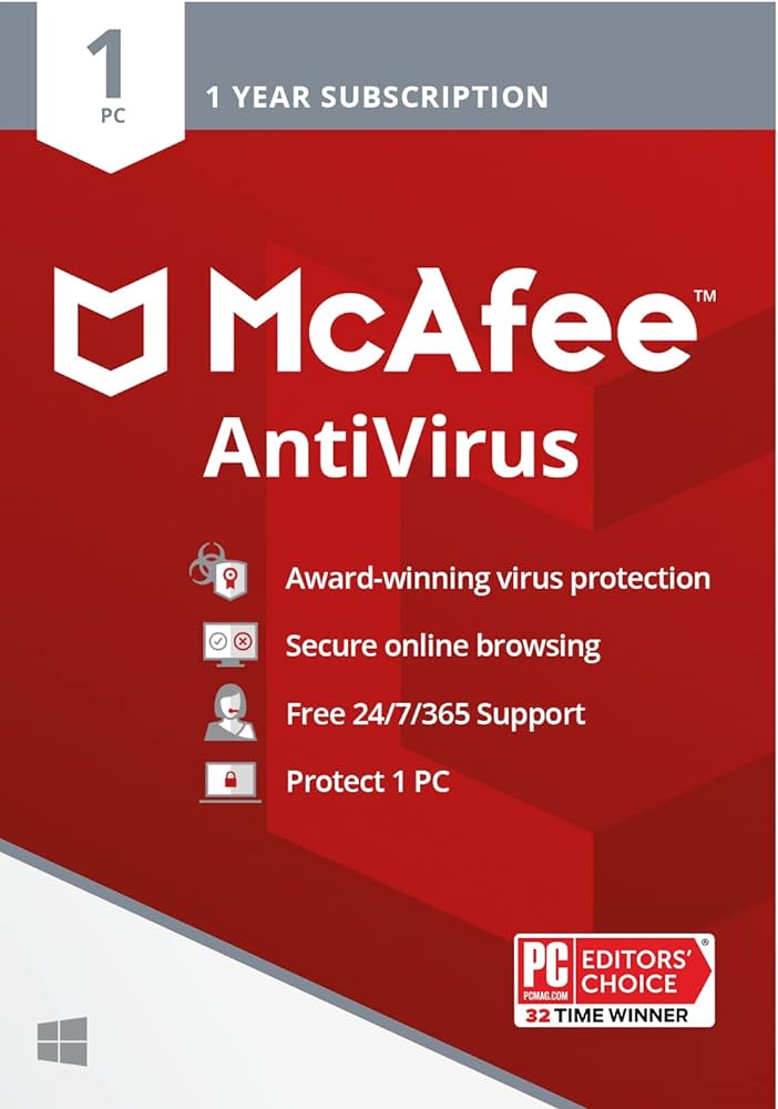 McAfee Antivirus For One Device