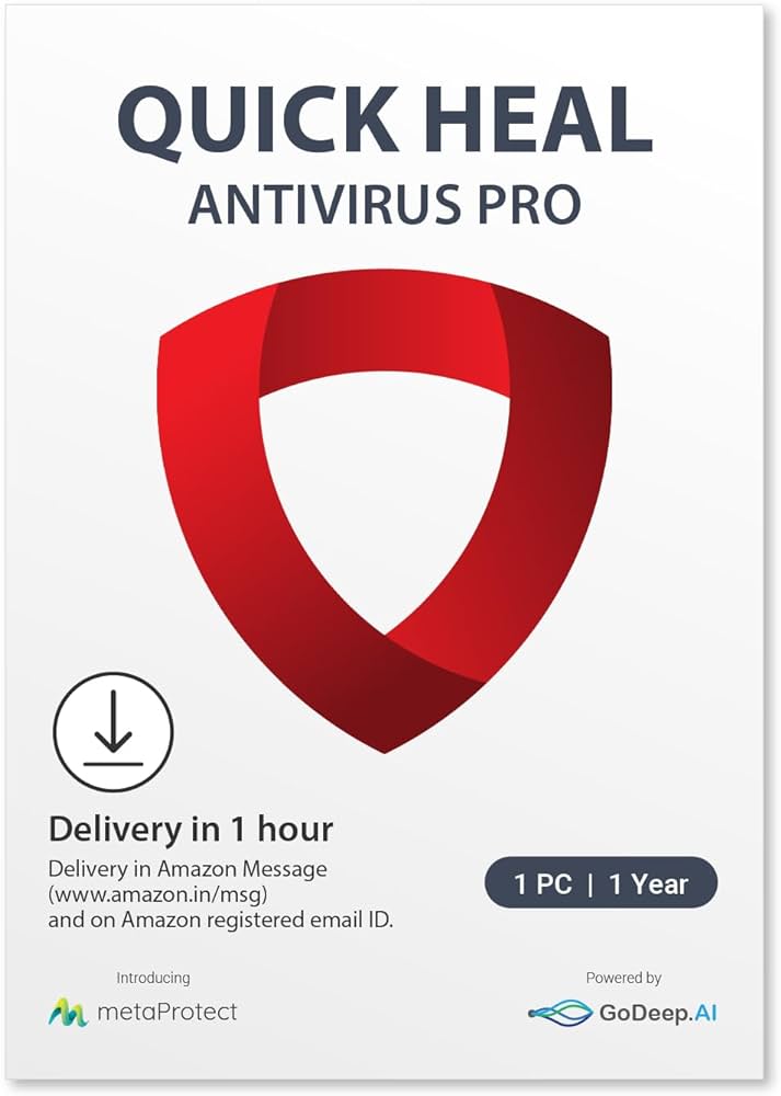 Quick Heal Antivirus Pro 1 User 1 Year