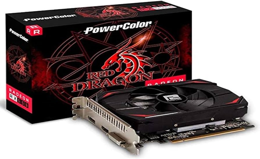 Powercolor Amd Radeon Rx 550 4GB Red Dragon Graphics Card