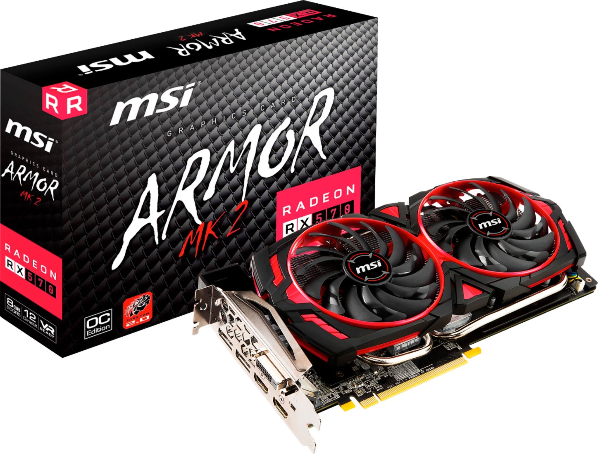 Black And Red Graphics Card