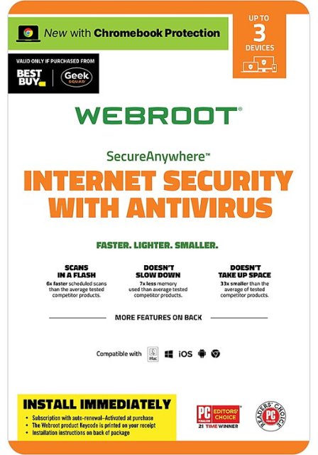Webroot Secureanywhere Antivirus Best Buy