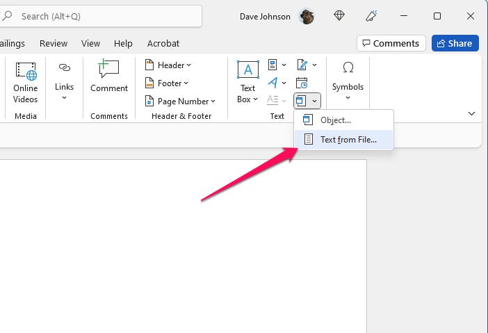 Microsoft Word How To Combine Documents