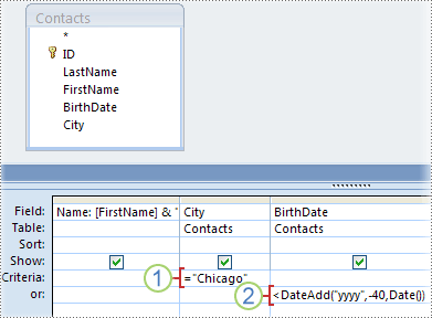 Microsoft Access Criteria Does Not Equal