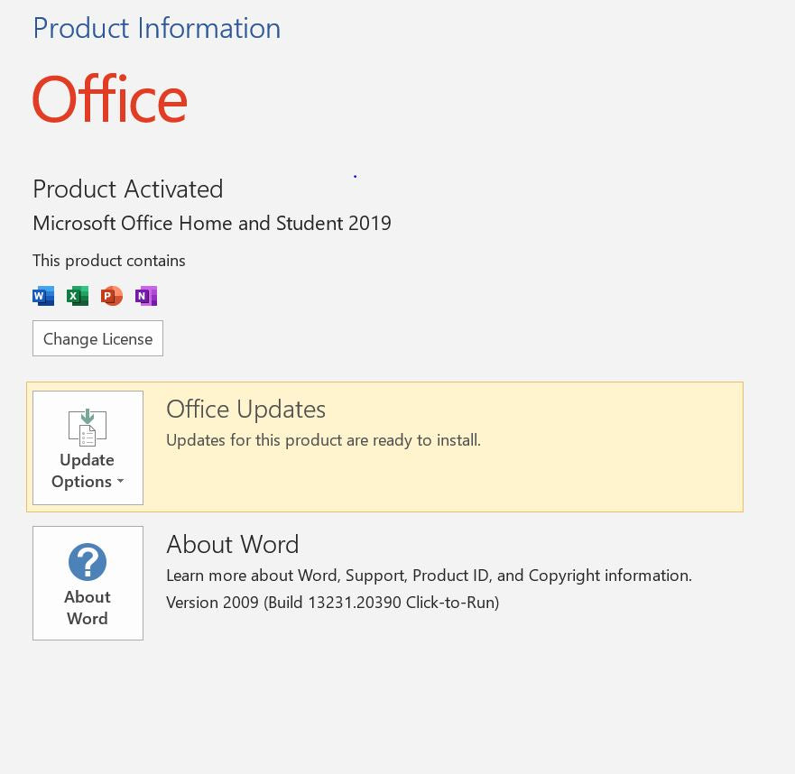 Microsoft Office Does Not Include