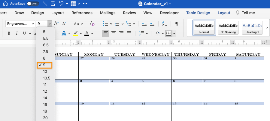 How To Make A Calendar In Microsoft Office