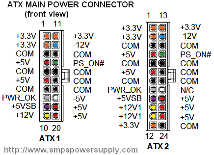 CPU Power Supply Wiring Diagram