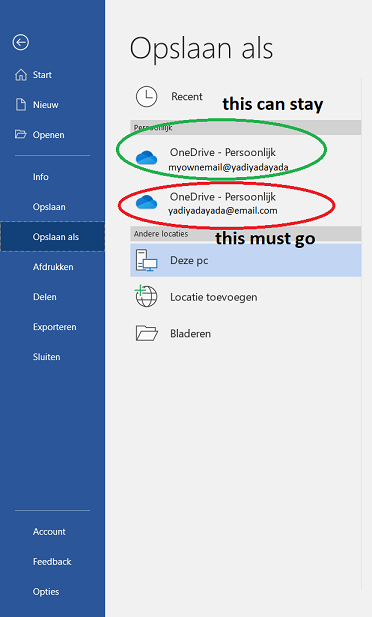 How To Remove Onedrive From Microsoft Word