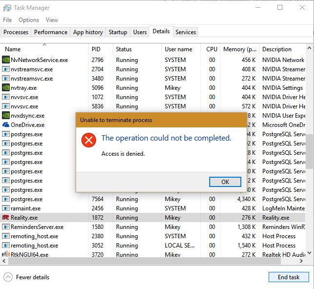 Task Manager System Crash How To Fix Access Denied Task Manager