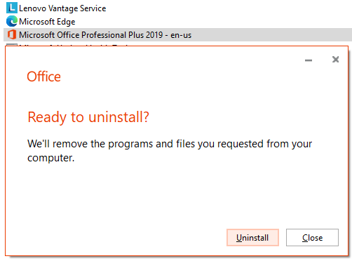 How To Uninstall Microsoft Access