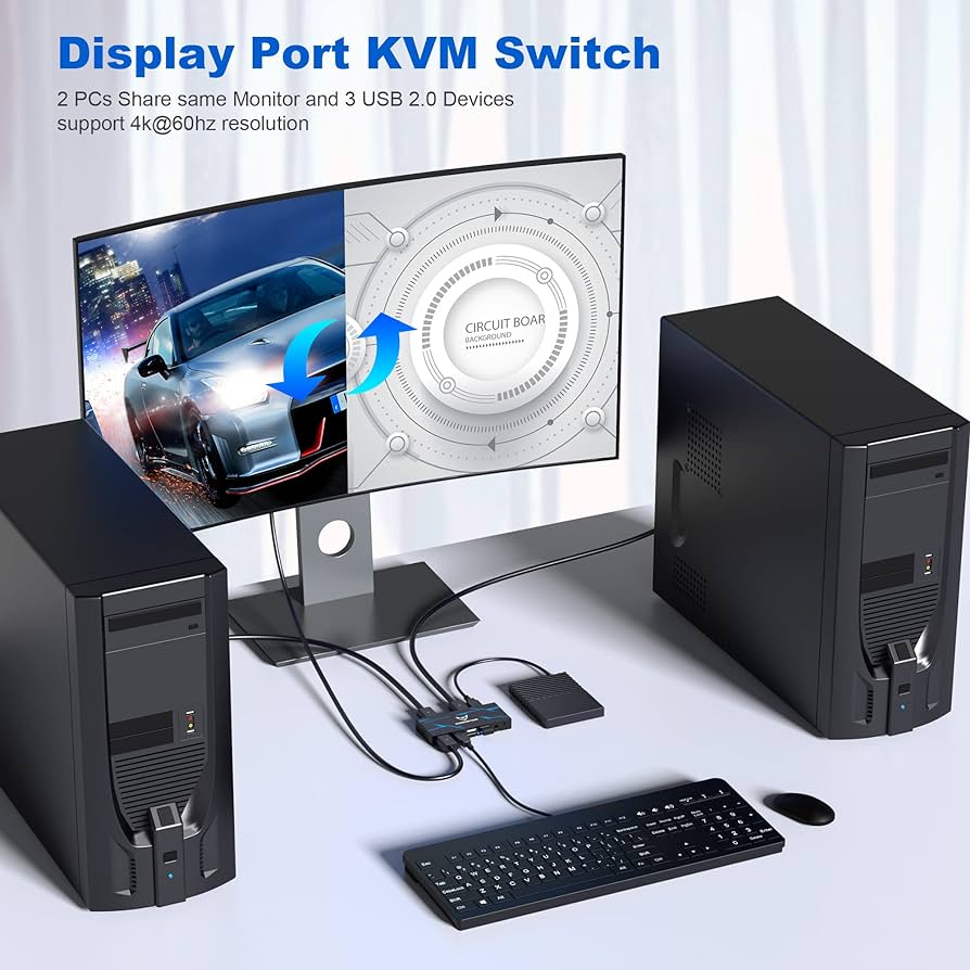 Two CPU One Monitor Switch