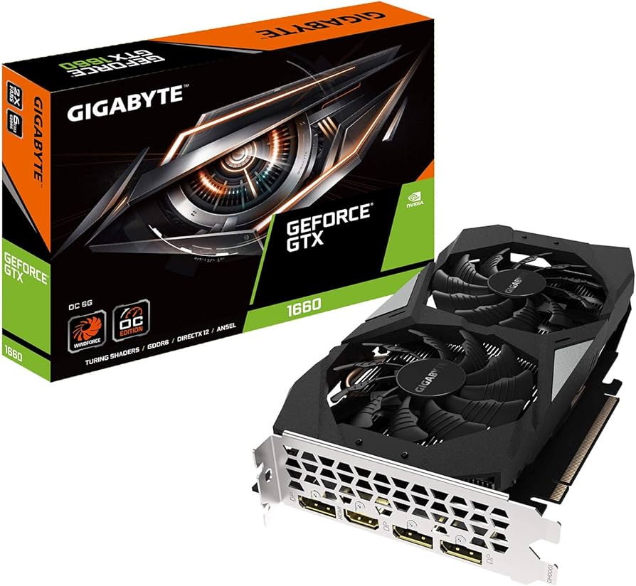 Gigabyte Geforce Gtx 1660 OC 6G Graphics Card