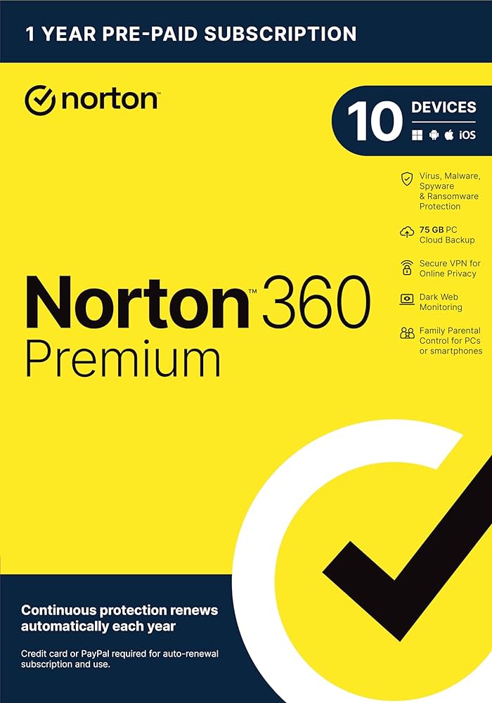 Norton Antivirus Premium 10 Devices