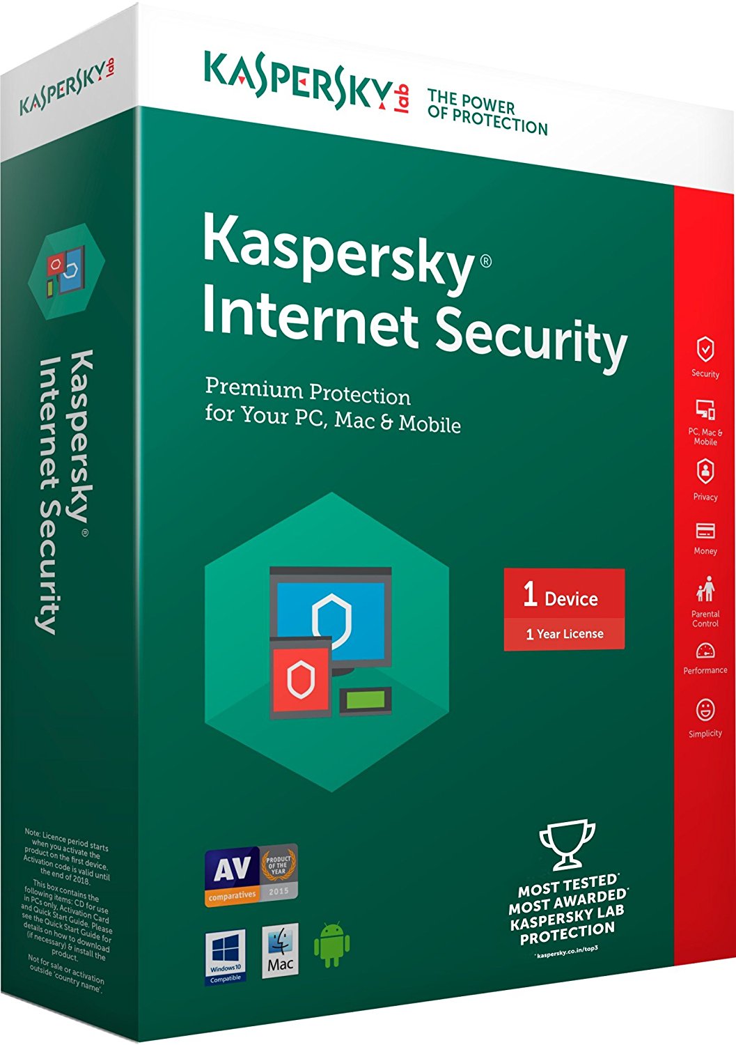 Antivirus Kaspersky Internet Security 2016