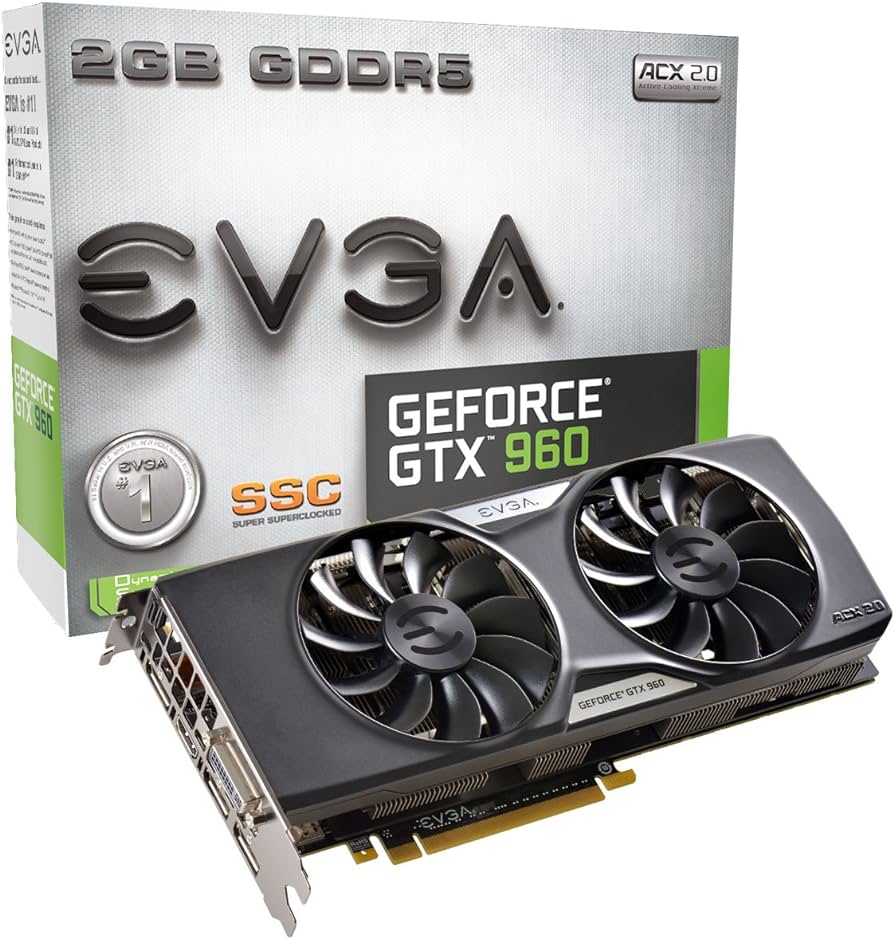 Evga Nvidia Geforce Gtx 960 2GB GDDR5 Graphics Card