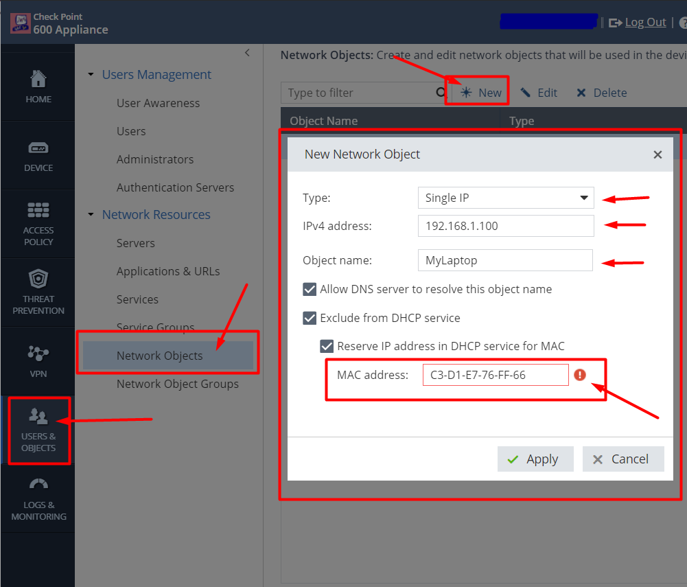 How To Find Mac Address Of Checkpoint Firewall