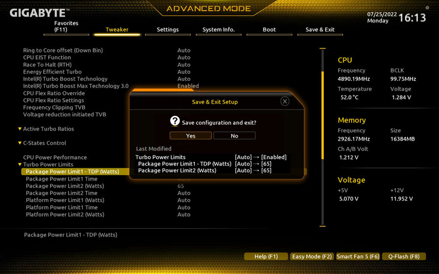 How To Set Power Limit On CPU