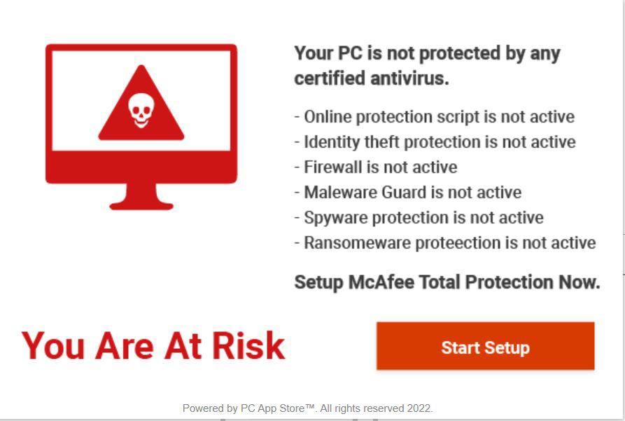 Your PC Is Not Protected By Any Certified Antivirus