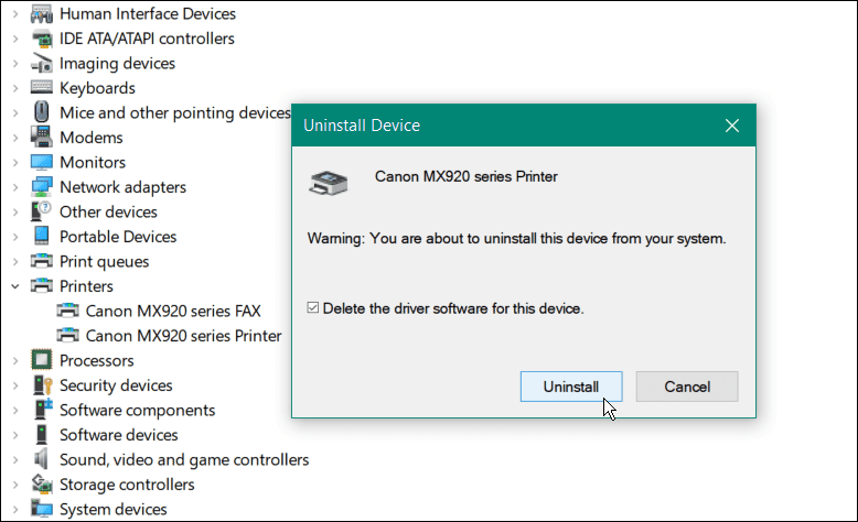 Printer Driver Is Unavailable Windows 11