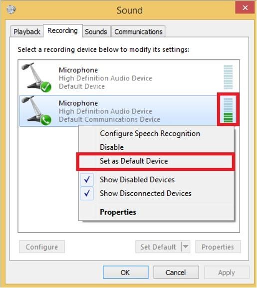 How To Test Microphone In Windows 8