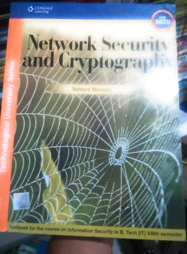 Bernard Menezes Network Security And Cryptography