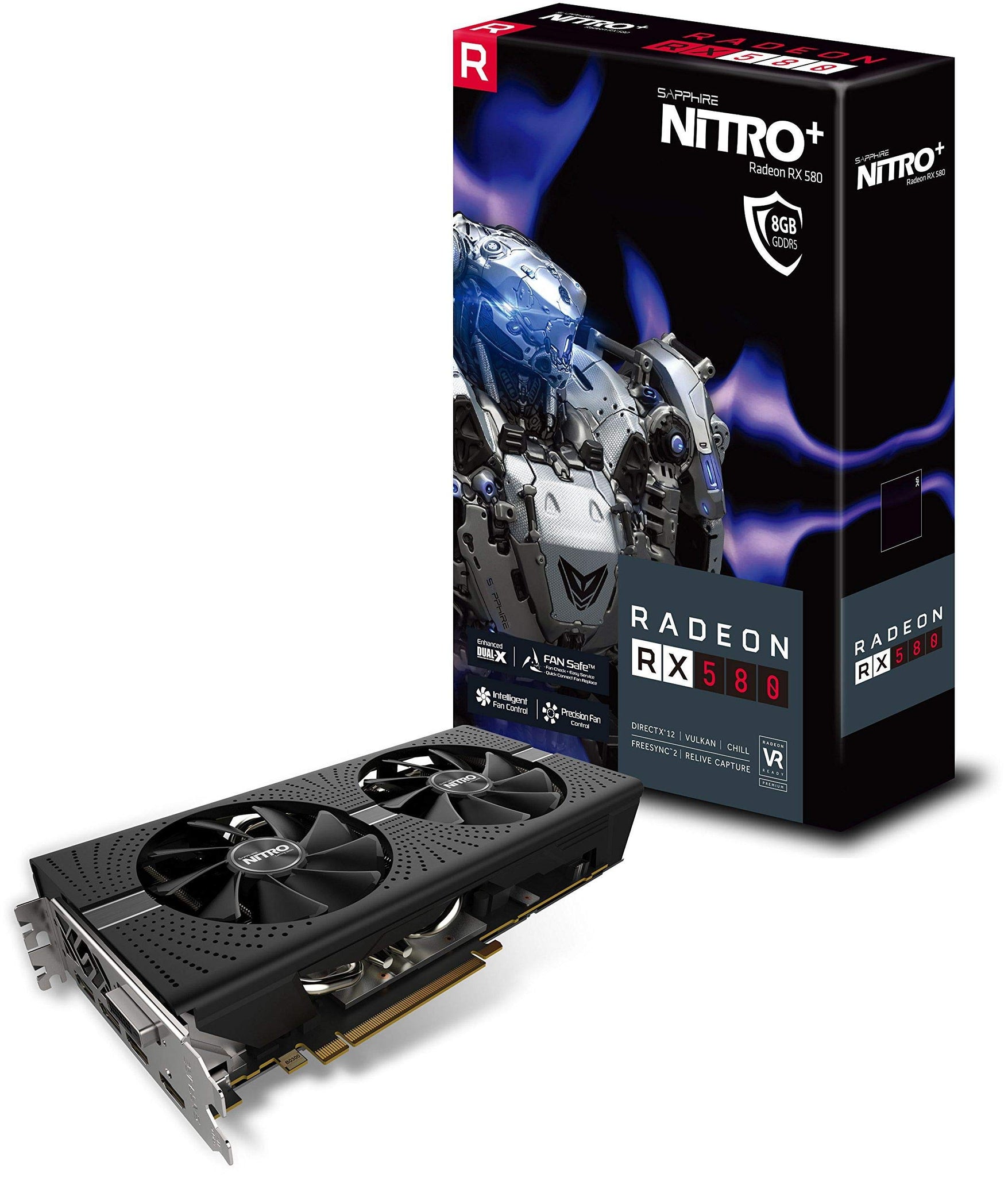 Sapphire Nitro+ Radeon Rx 580 8GB GDDR5 Graphics Card