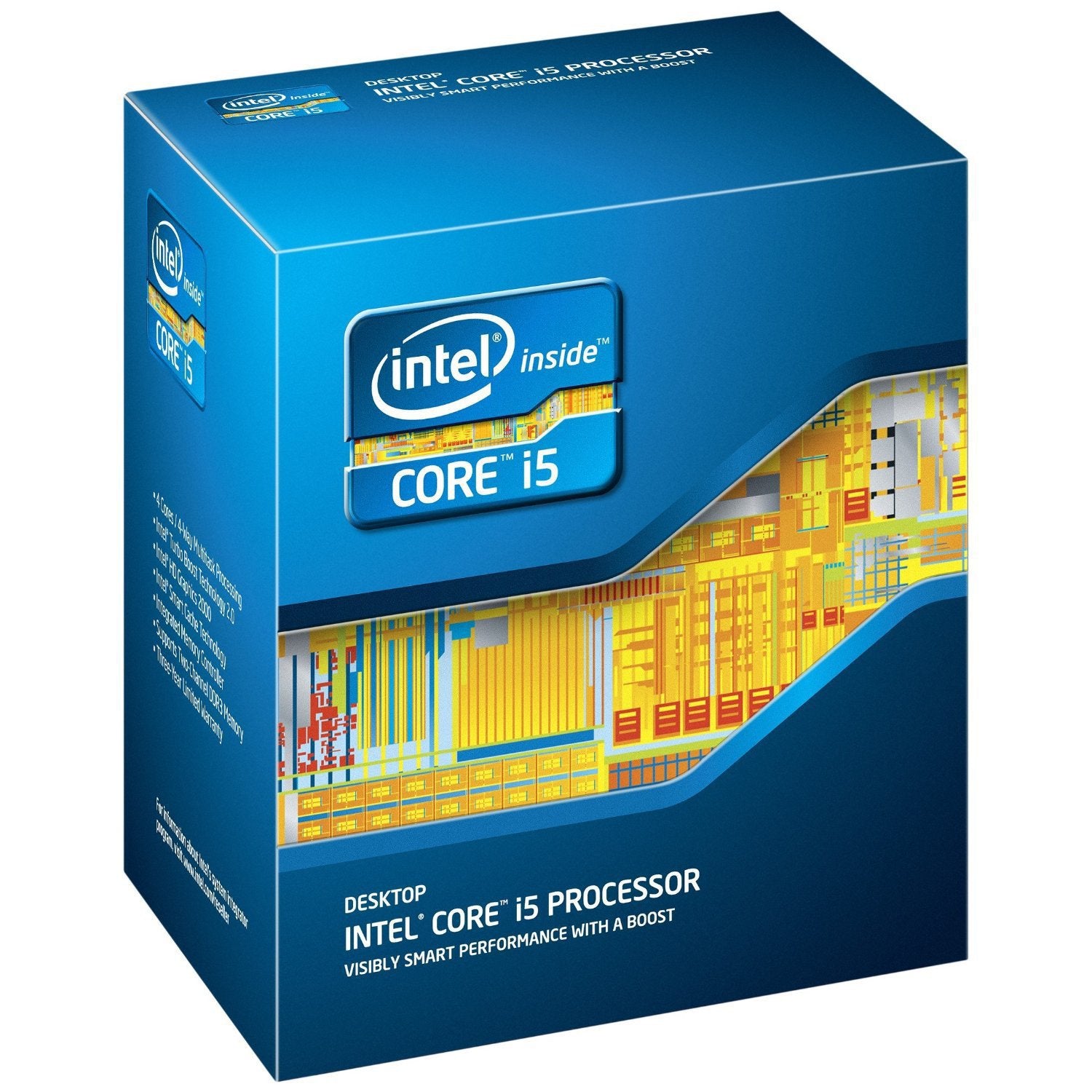 Intel CPU Core I5 2500K 3.3 Ghz