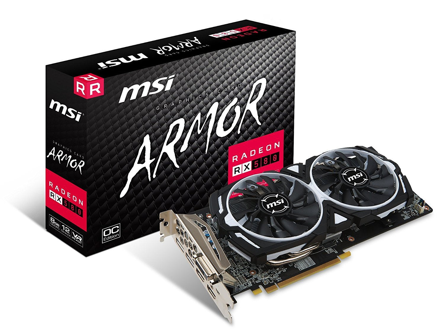 Msi Radeon Rx 580 8GB Armor OC Graphics Card