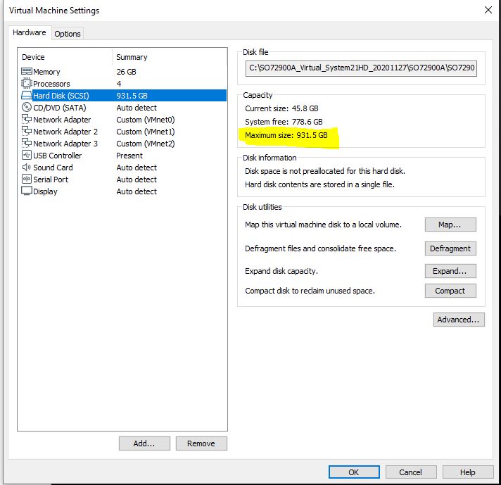 How To Reduce Hard Disk Size In Vmware Workstation