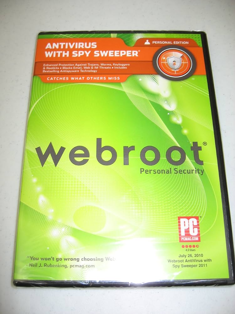 Webroot Antivirus With Spy Sweeper