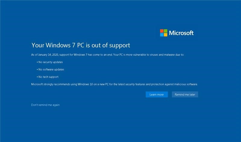 How To Secure Windows 7 After End Of Support