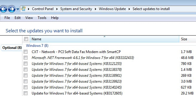 Should I Install Optional Updates Windows 8.1