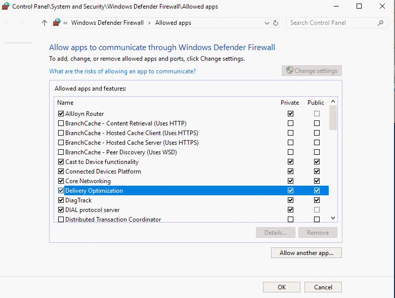 Allow An App Through Firewall Greyed Out Windows 11