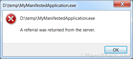 A Referral Was Returned From The Server Windows 11