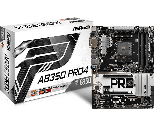 Asrock AB350 PRO4 Compatible Graphics Card